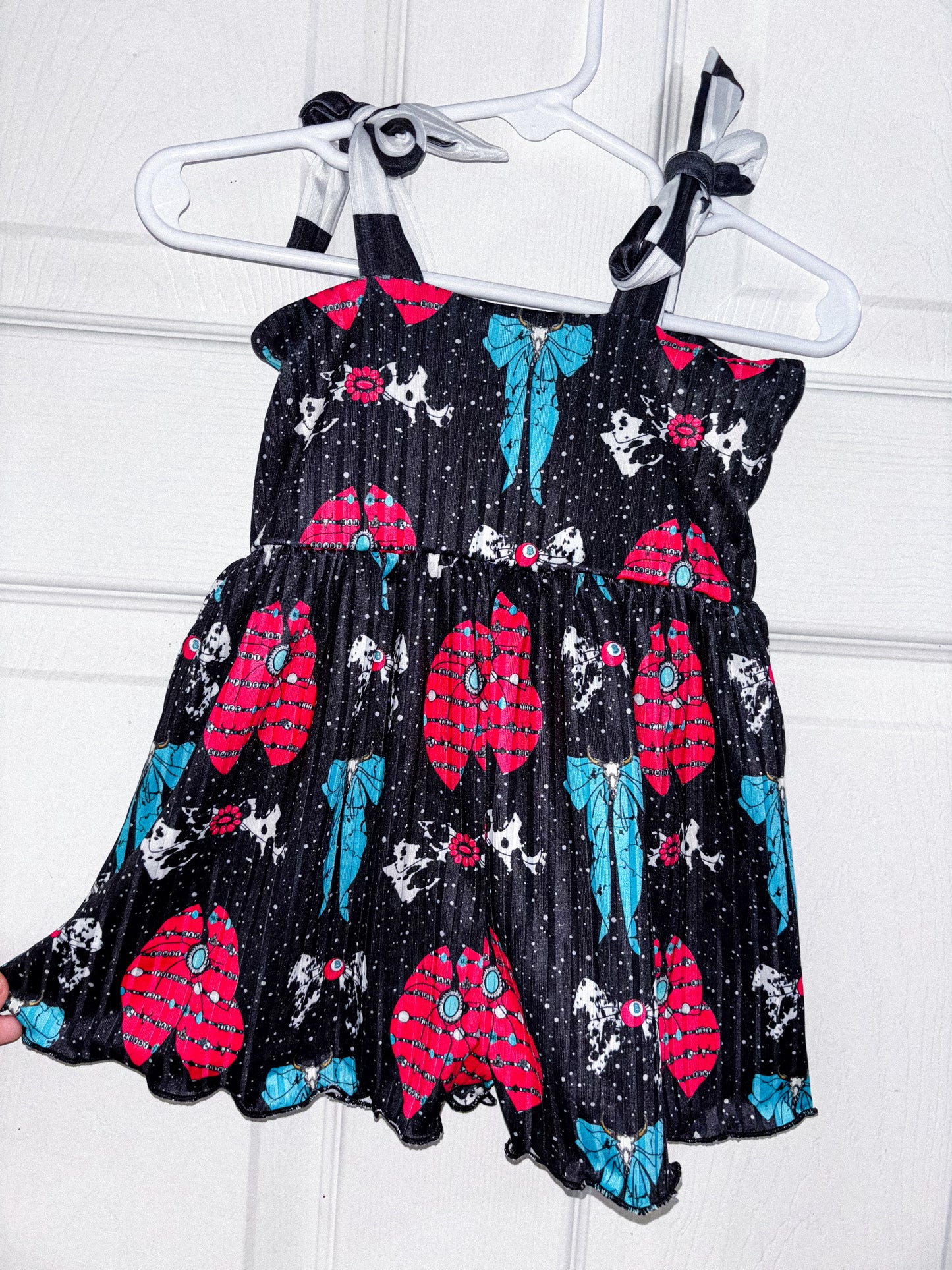 Western bows flora romper