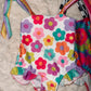 1 piece Rainbow flower swim (SIZE UP)