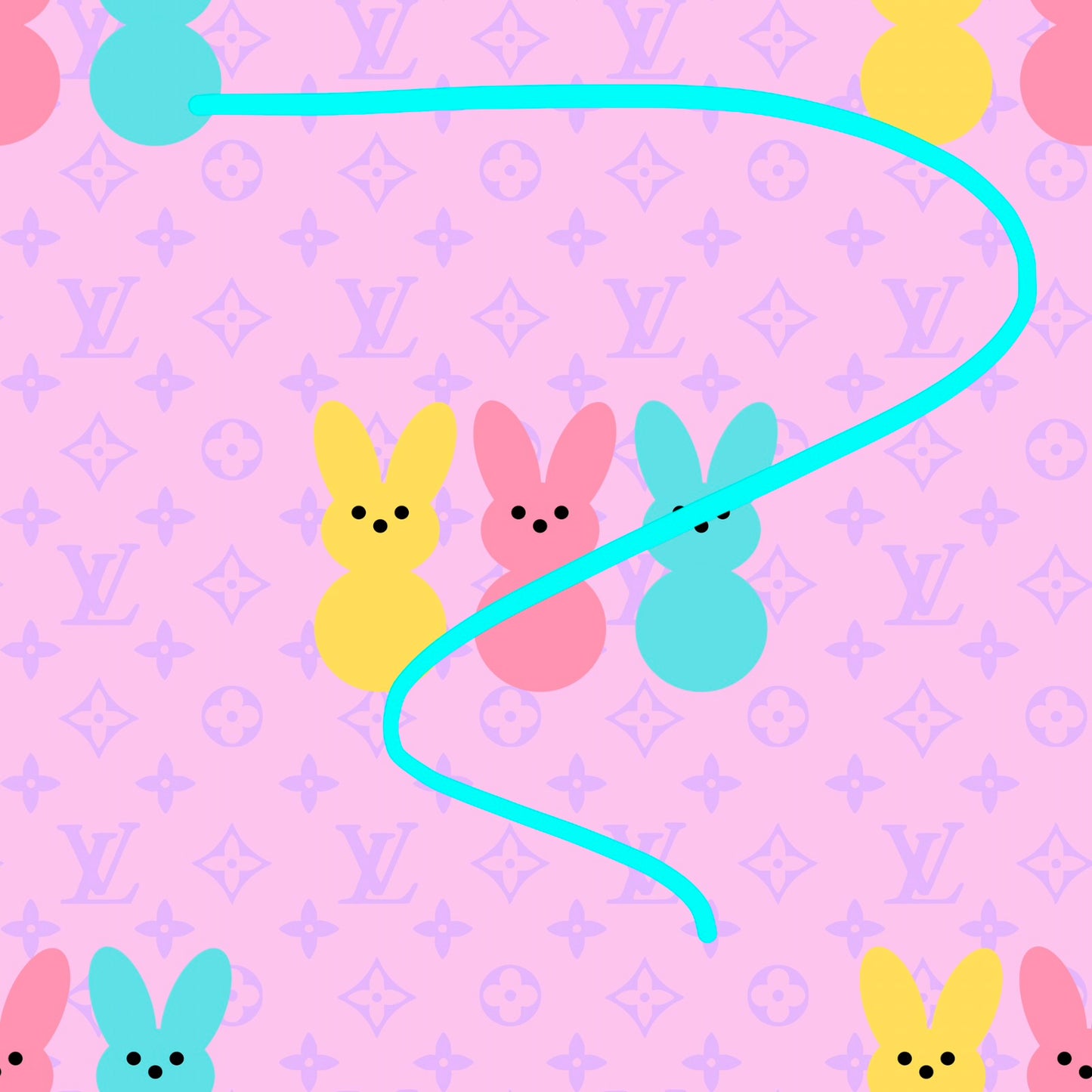 Boujee peeps seamless