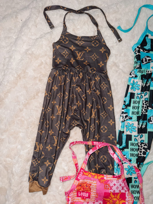 Boujee strappy romper
