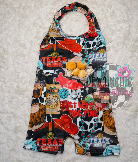 Roadhouse halter romper