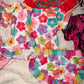 Colorful ruffle set