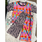 Smiley comfy set with flowy pants