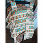 Cowboy minky car seat cover