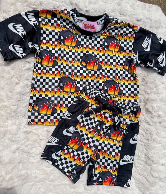 Flamin boys comfy set