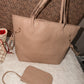 Large tan tote
