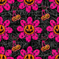 Boujee pumpkin flower seamless