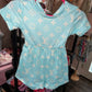 Blue boujee crossback romper