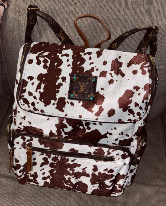 Cow diaper bag/ backpack