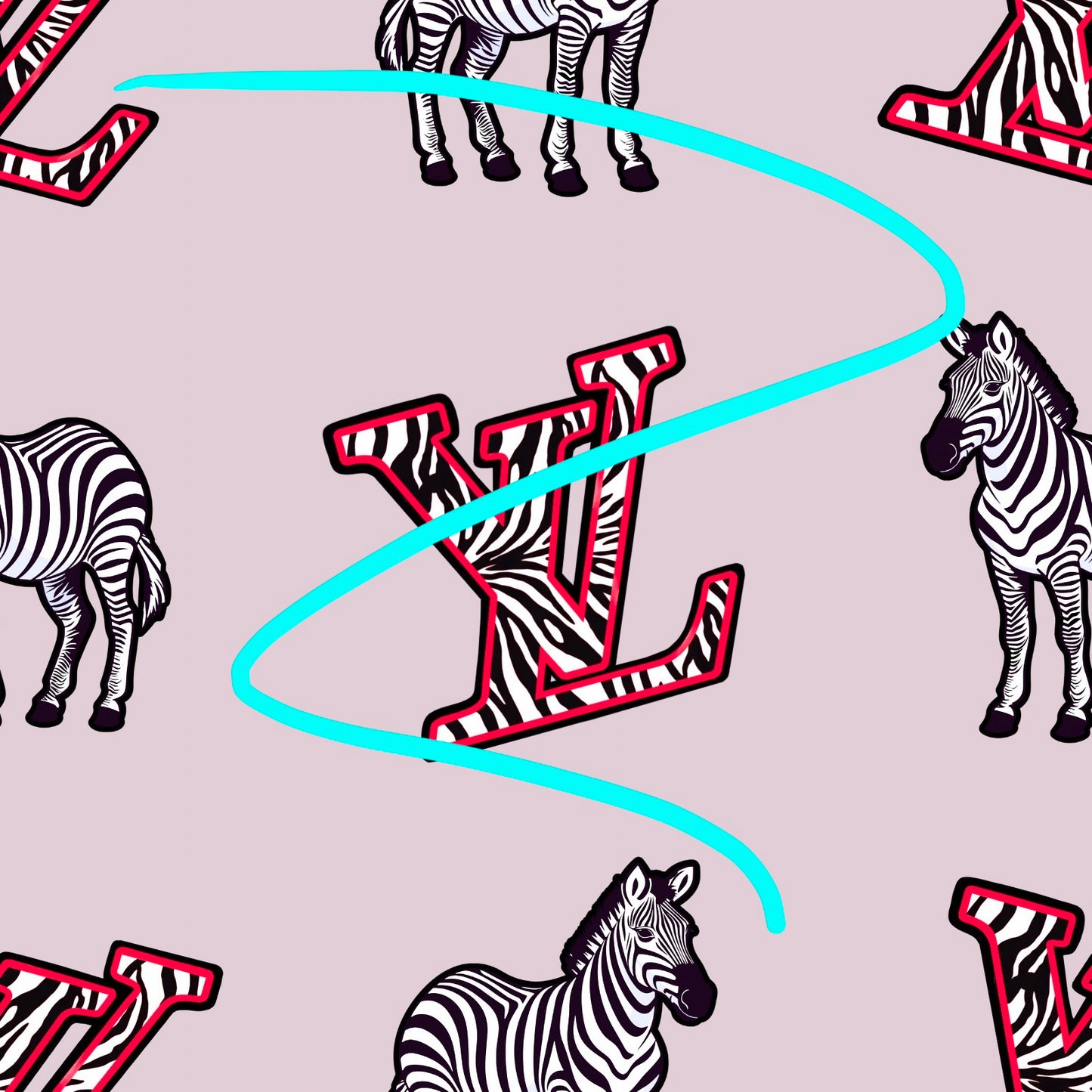 Boujee zebras seamless