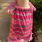 Western babe rose romper (can fit bigger)