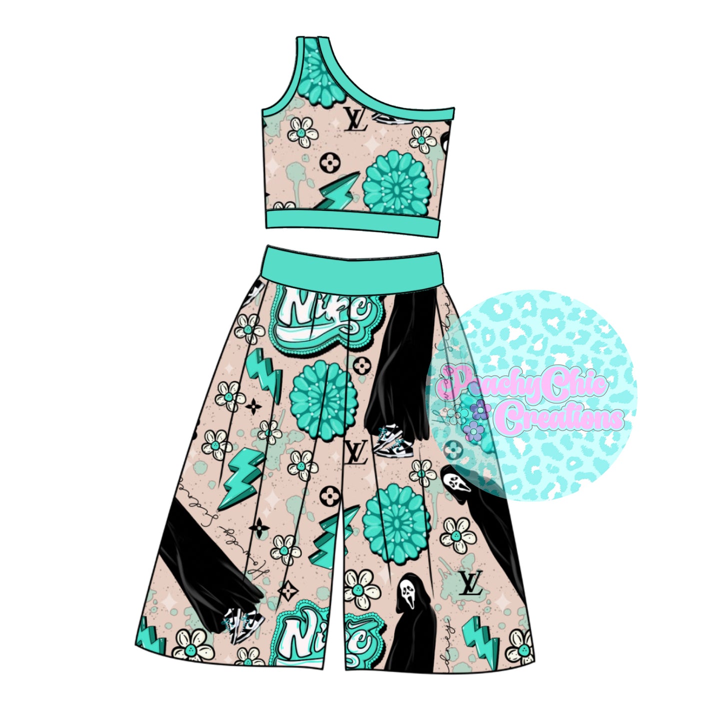 Tank/ flowy pants set