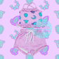 Purple stones sets