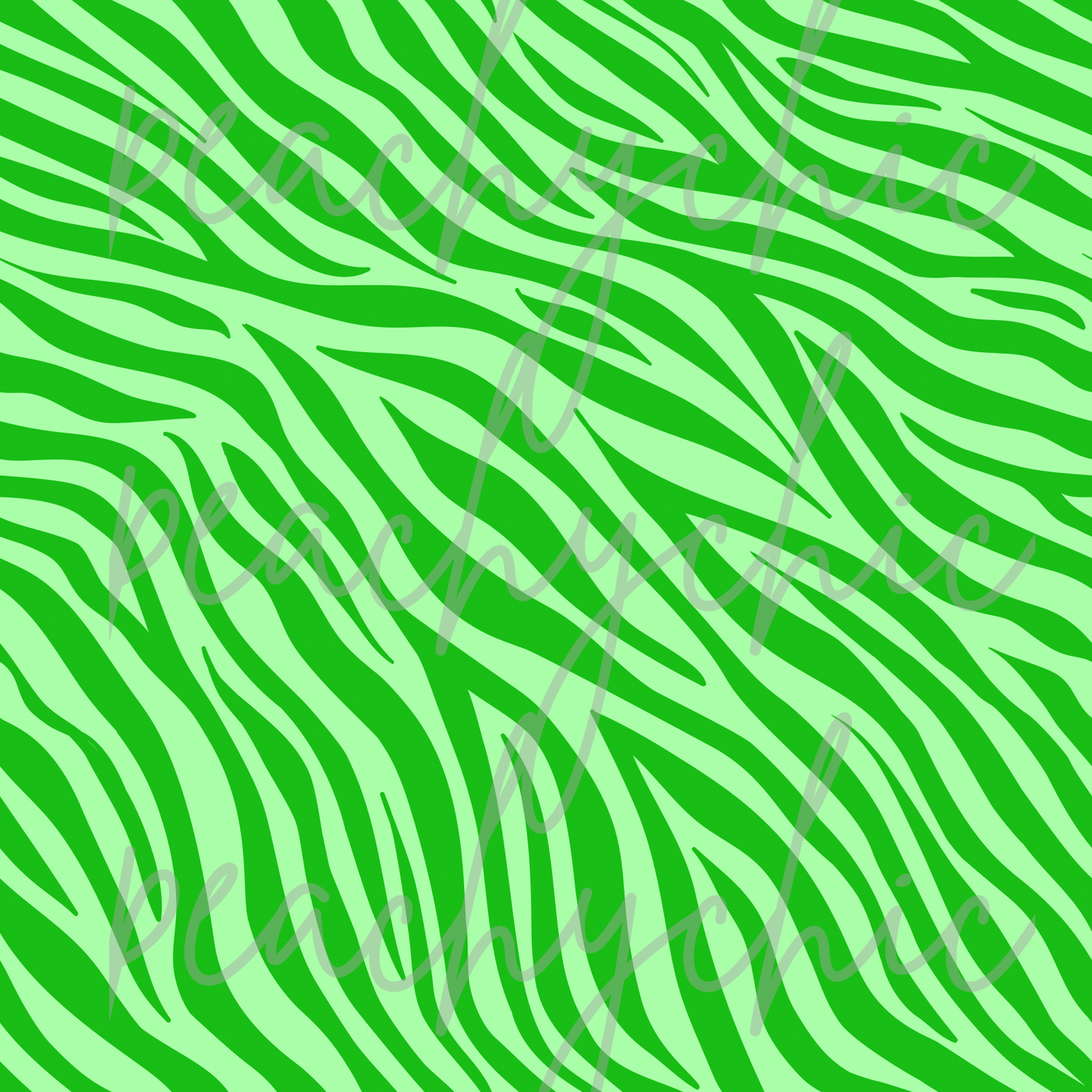 Green zebra seamless