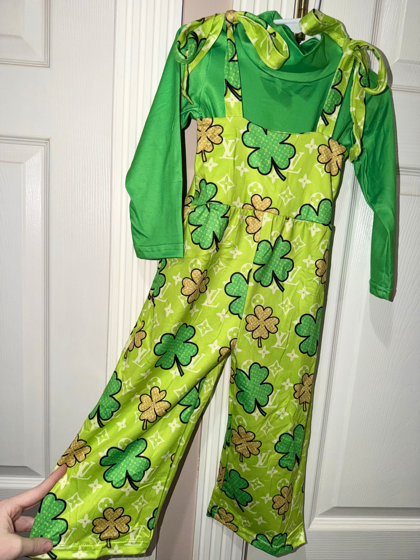 Clover flora romper / long sleeve set