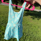 Blue boujee skirted Brielle with snaps